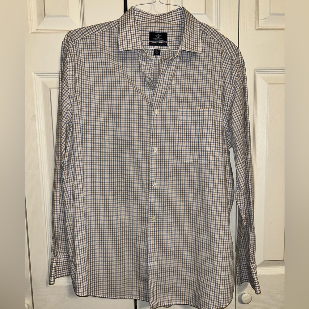 Dockers Men’s Long Sleeve Dress Shirt L